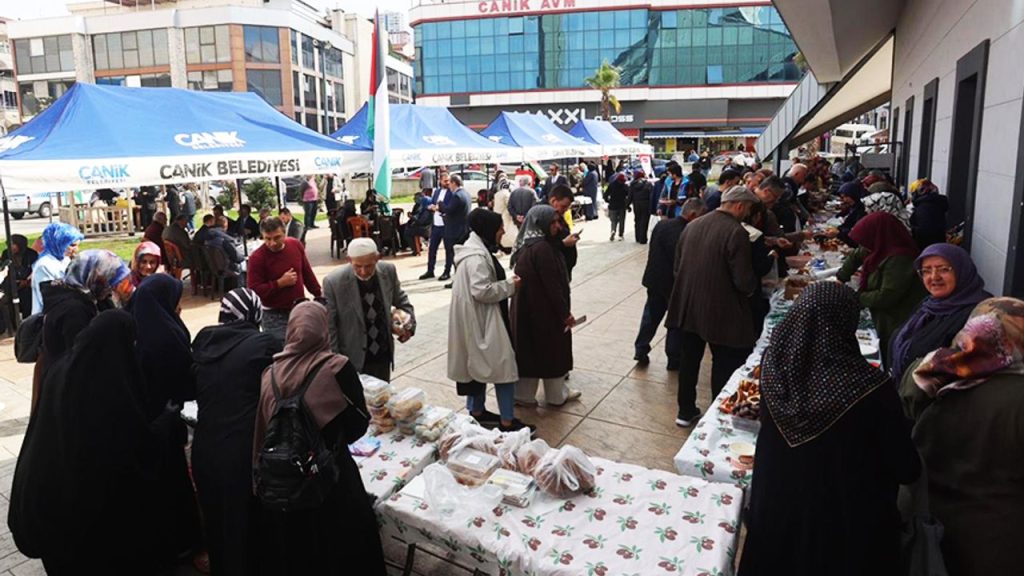 Canik'ten Gazze'ye kardeş eli