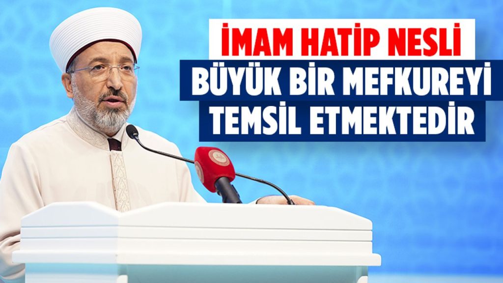 Prof. Dr. Arpaguş: İmam hatip nesli, büyük bir mefkureyi temsil etmektedir