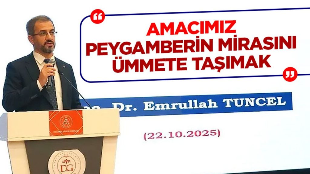Müftü Tuncel: Amacımız Peygamberin mirasını ümmete taşımak