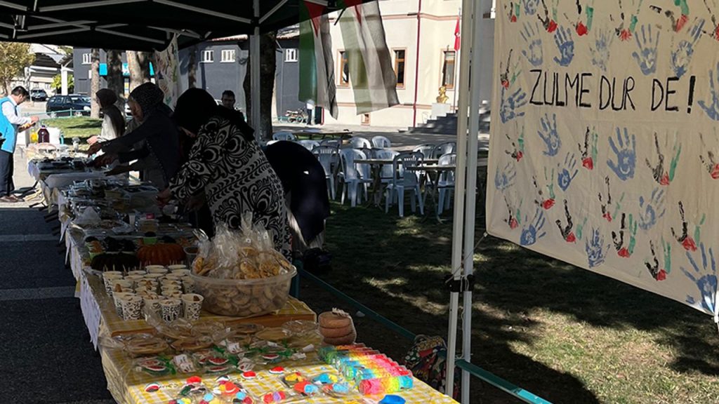 Pazarlar'da Gazze farkındalığı