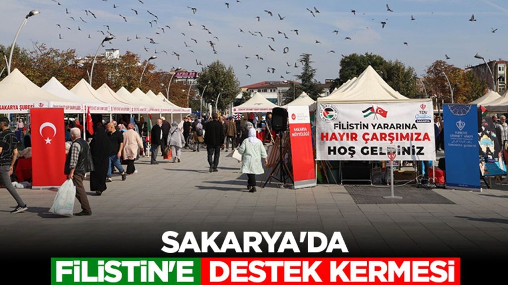 Sakarya'da Filistin'e destek kermesi