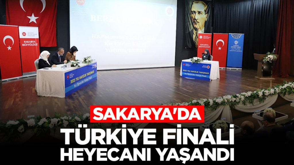 Sakarya'da Türkiye finali heyecanı yaşandı