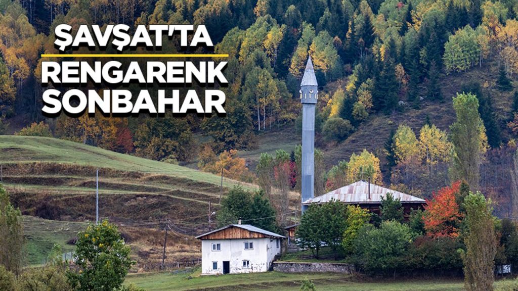 "Sakin şehir" Şavşat'ta sonbahar rengarenk