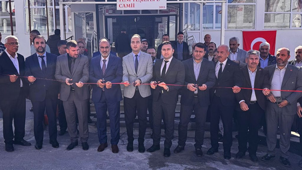 Yeni Yeşiltepe Camii dualarla açıldı