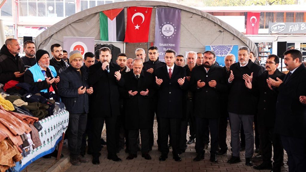 Darende'den Filistin'e destek