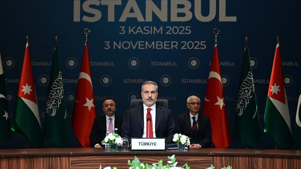 Dışişleri Bakanı Fidan'ın ev sahipliğindeki Gazze konulu toplantı başladı