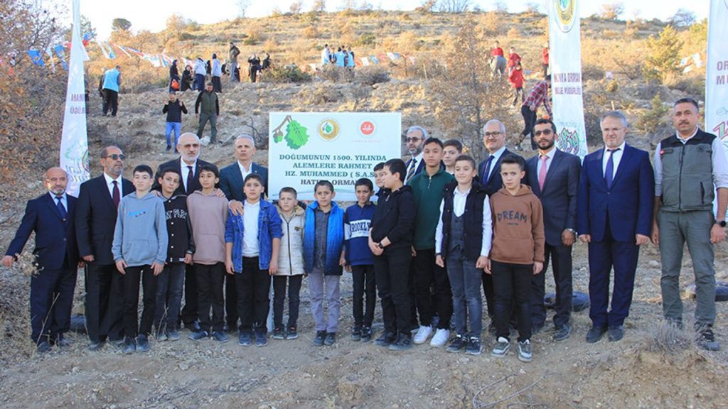 Karaman'da Hz. Peygamber anısına hatıra ormanı oluşturuldu