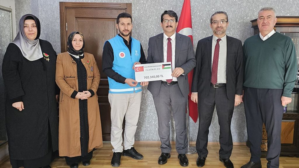 Kahramankazan'dan Gazze'ye büyük destek