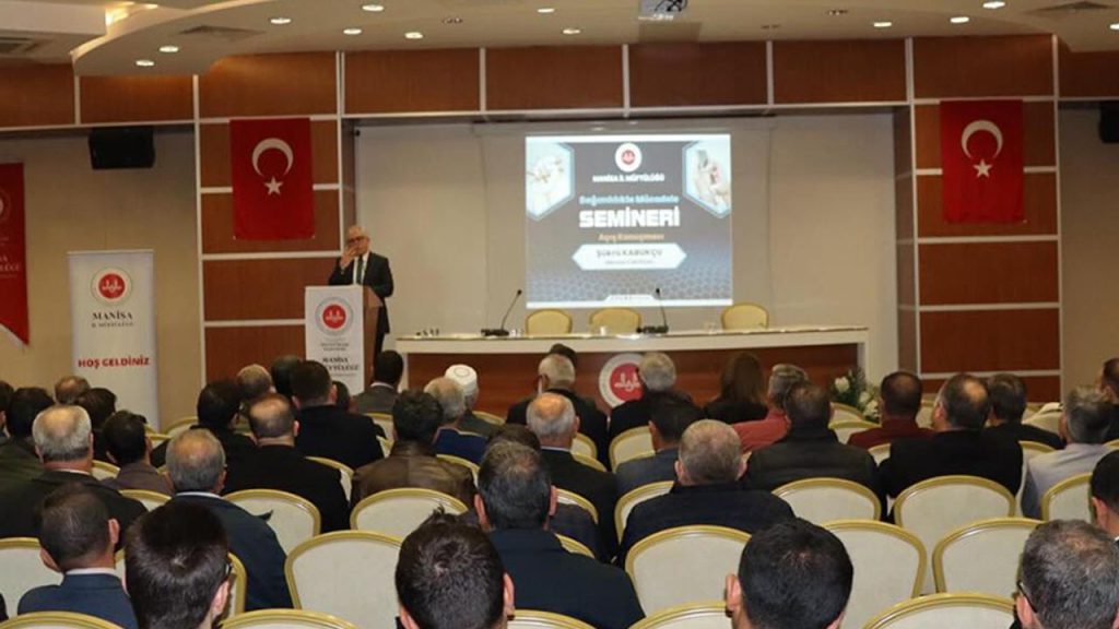 Manisa’da bağımlılıkla mücadele semineri düzenlendi