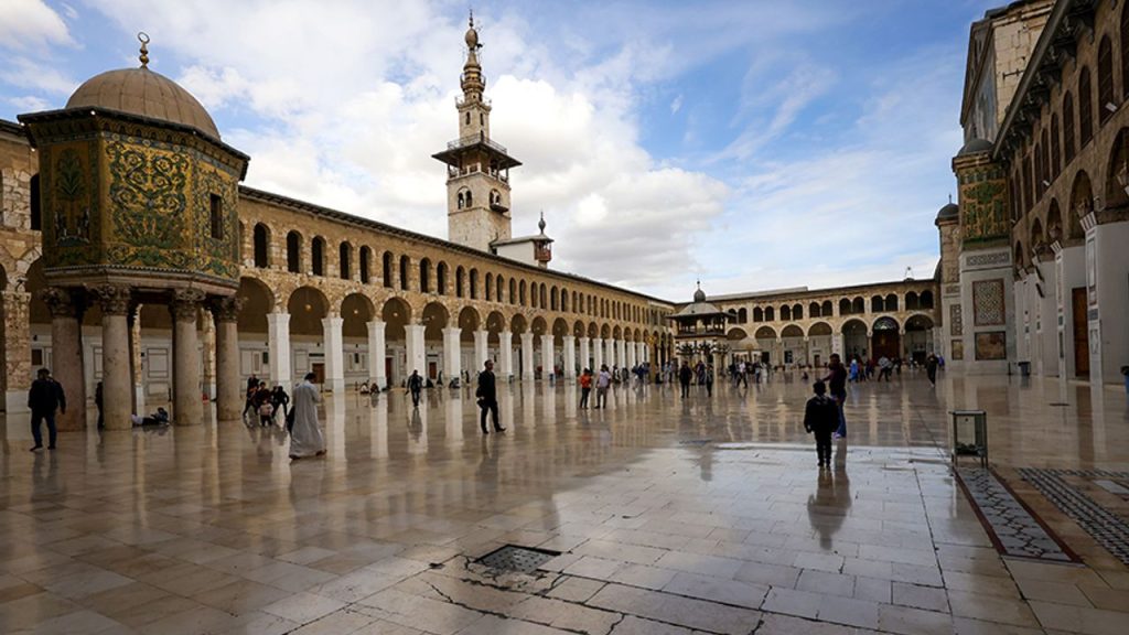 Şam Emevi Camii görüntülendi