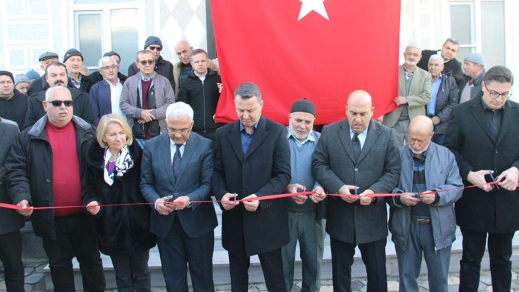 Hayber Camii dualarla açıldı