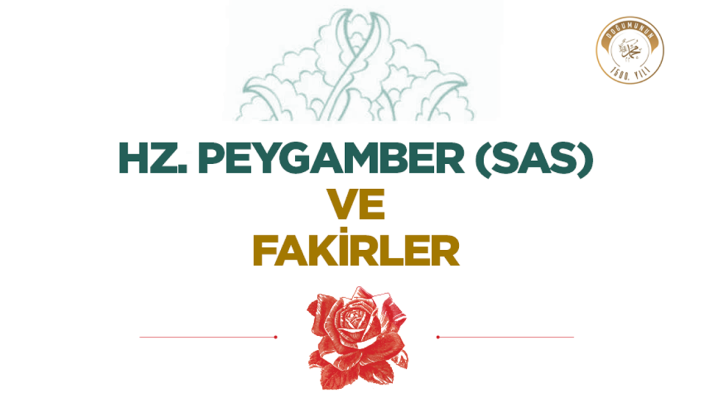 Hz. Peygamber (sas) ve Fakirler