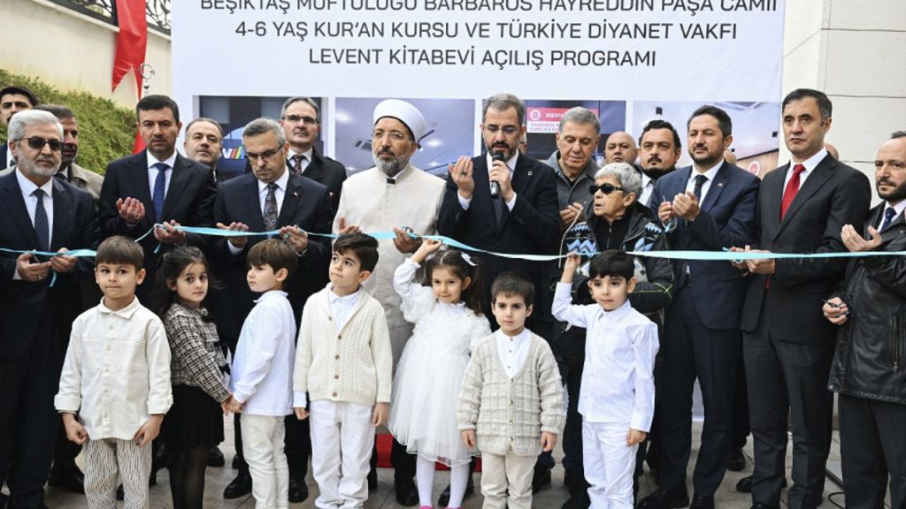 Barbaros Hayrettin Paşa Camii Kur'an Kursu ve TDV Kitabevi açıldı