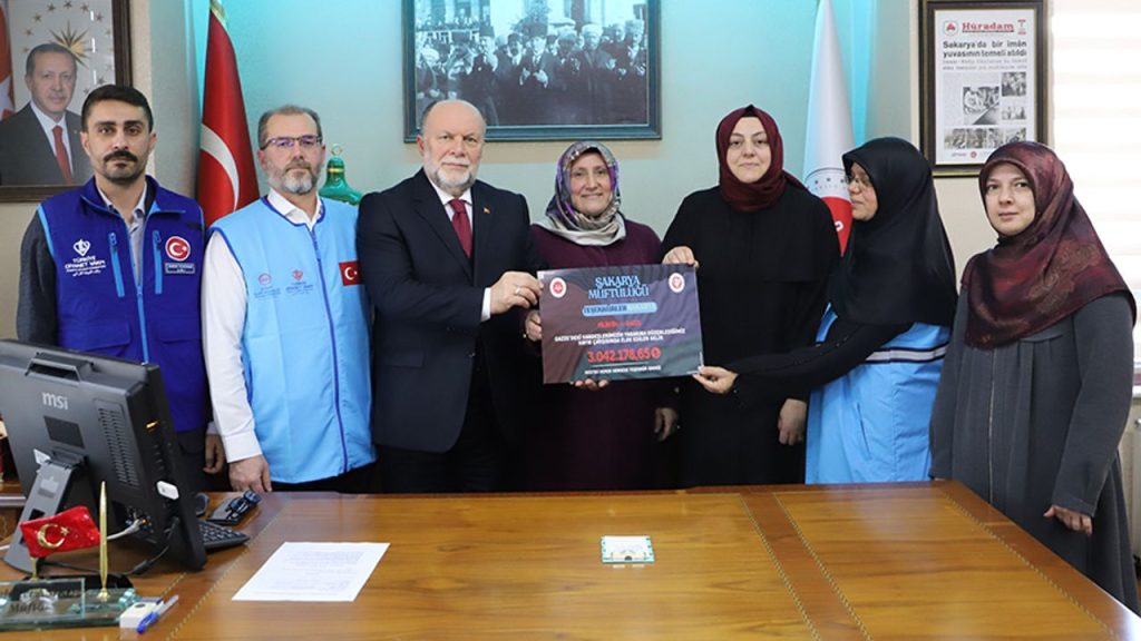 Sakarya'dan Gazze'ye büyük destek