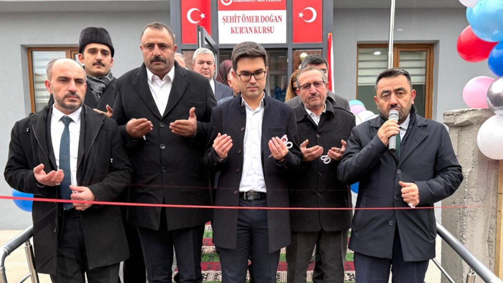 Sarıoğlan Şehit Ömer Doğan Kur'an Kursu dualarla açıldı
