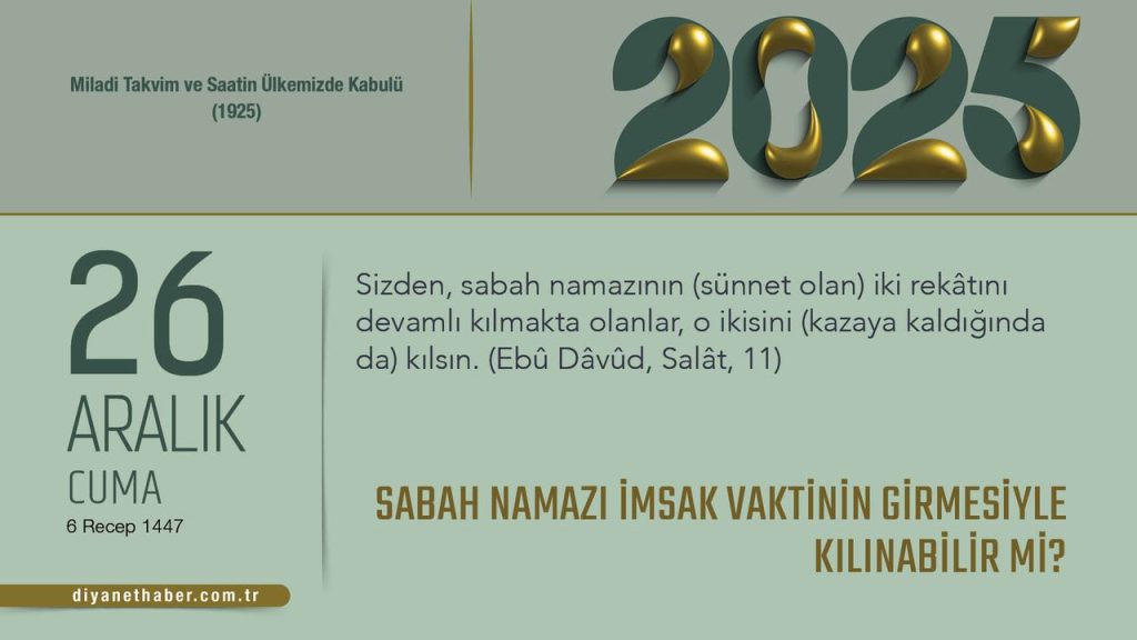 Sabah Namazı İmsak Vaktinin Girmesiyle Kılınabilir mi?