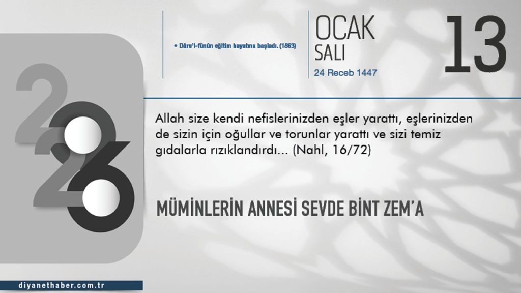 Müminlerin Annesi Sevde Bint Zem’a