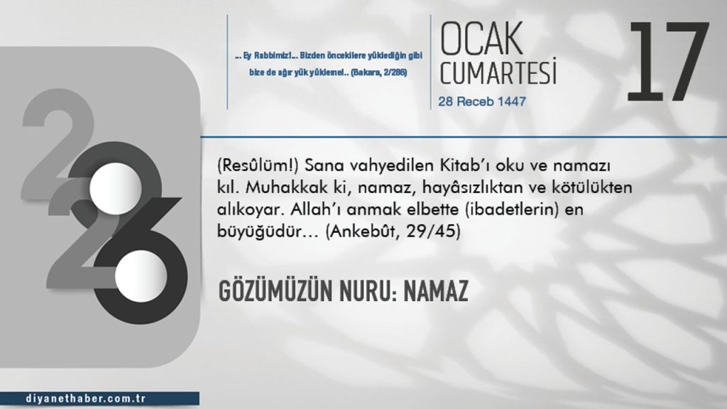 Gözümüzün Nuru: Namaz