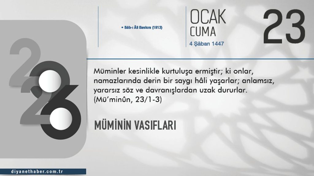 Müminin Vasıfları