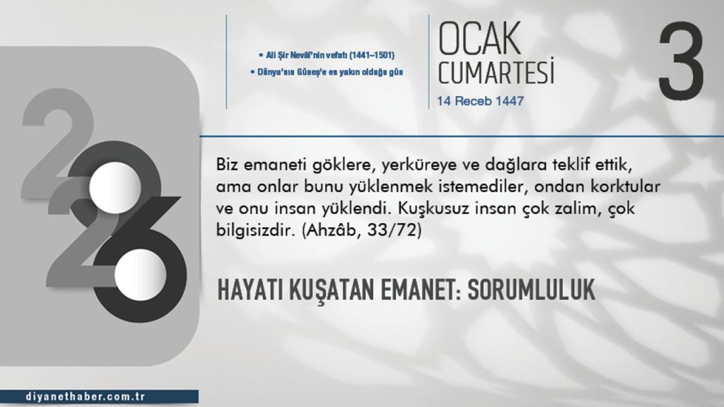 Hayatı Kuşatan Emanet: Sorumluluk