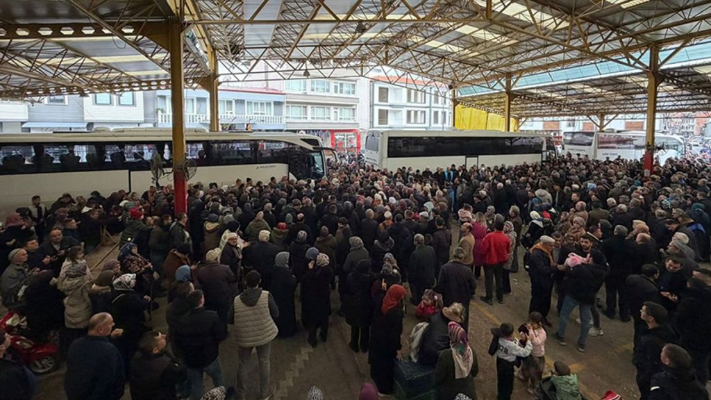 Havranlılar umre heyecanı yaşadı