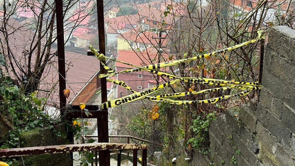 Zonguldak'ta heyelan