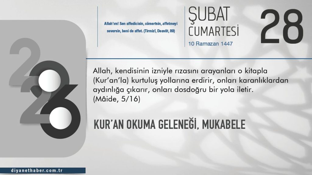 Kur’an Okuma Geleneği, Mukabele