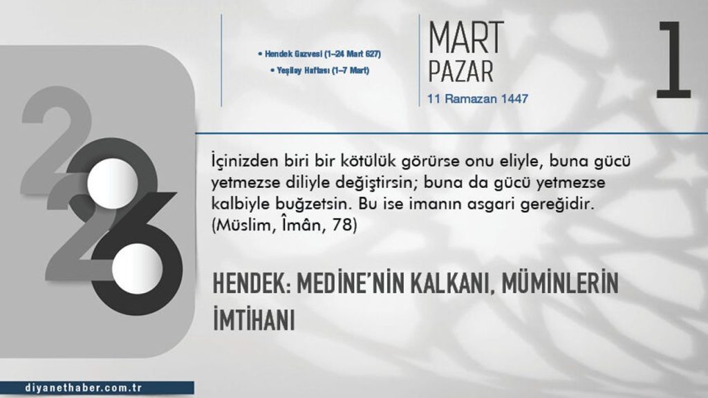 Hendek: Medine’nin Kalkanı, Müminlerin İmtihanı