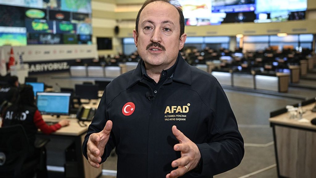 AFAD Başkanı Pehlivan'dan 6 Şubat depremlerine ilişkin açıklama