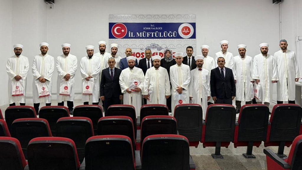 Iğdır'da aday din görevlileri göreve başladı