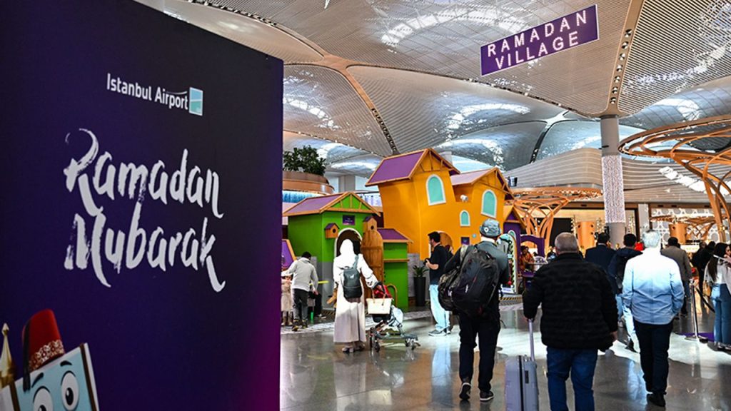 İstanbul Havalimanı'nda "Ramazan Köyü" kuruldu