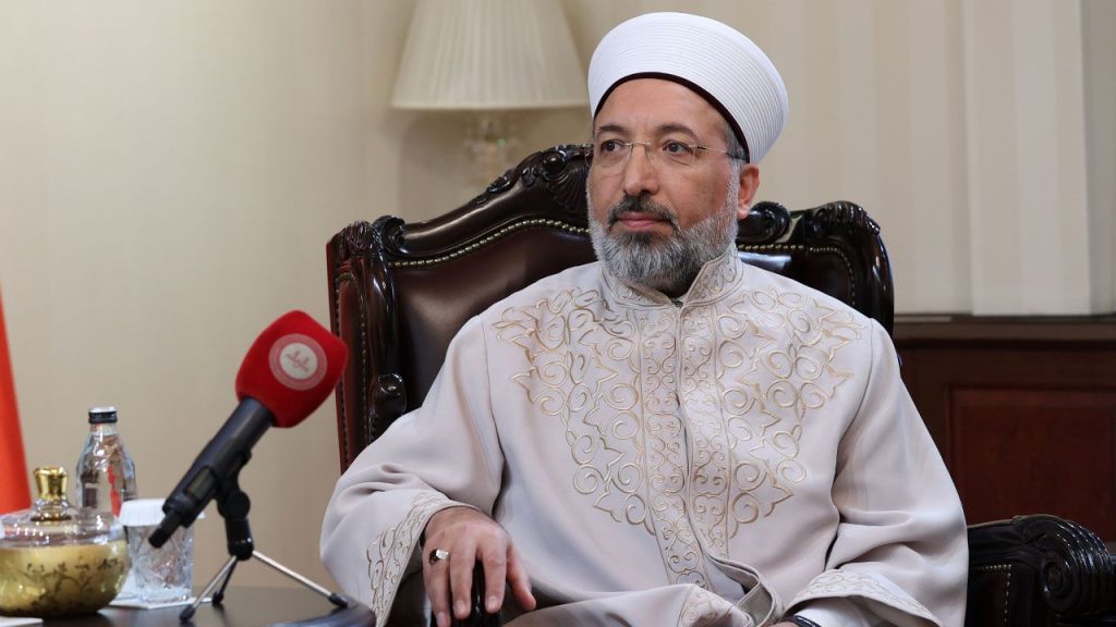 Diyanet İşleri Başkanı Arpaguş, TRT 1’e konuk oldu