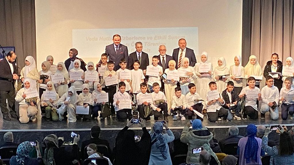 Çocuklar veda hutbesinden mesajlar verdi