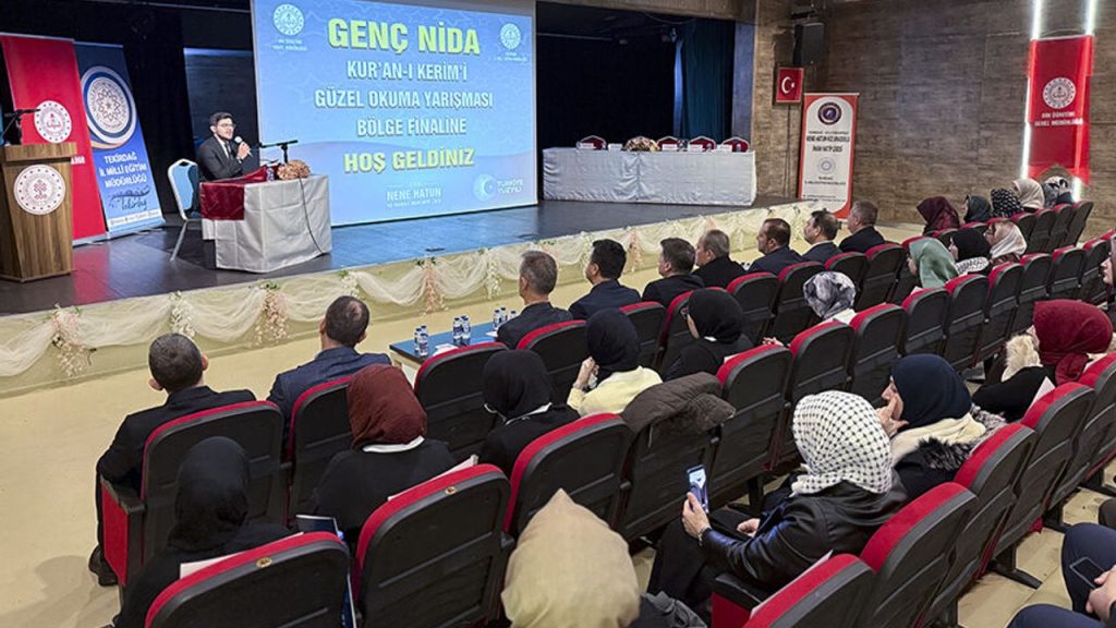 Tekirdağ'da Kur'an-ı Kerim'i Güzel Okuma Yarışması düzenlendi