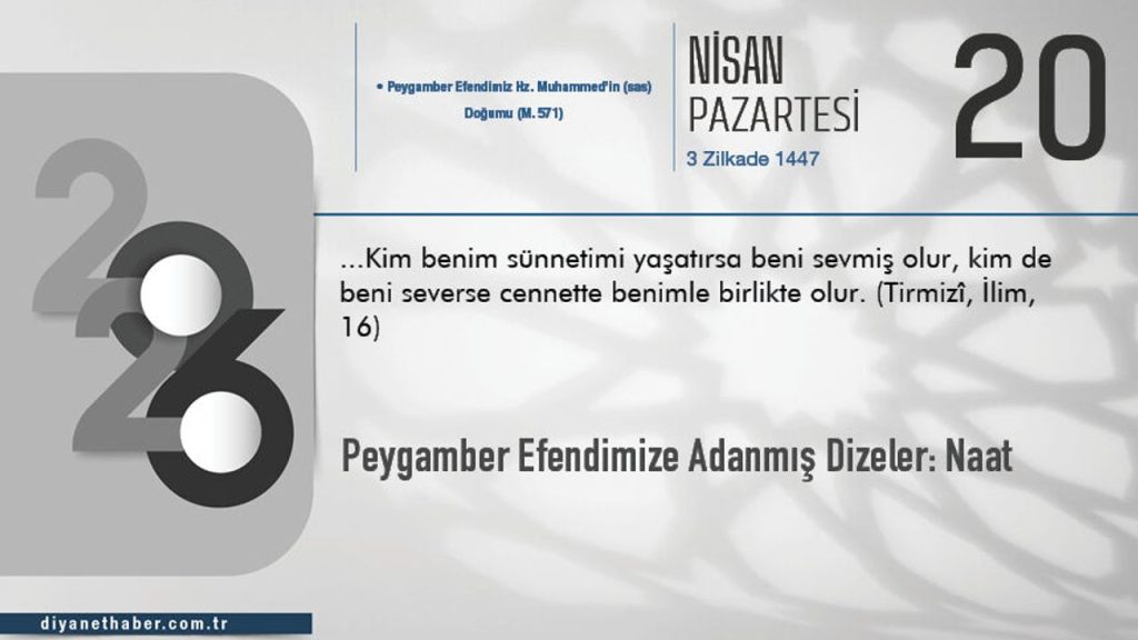 Peygamber Efendimize Adanmış Dizeler: Naat