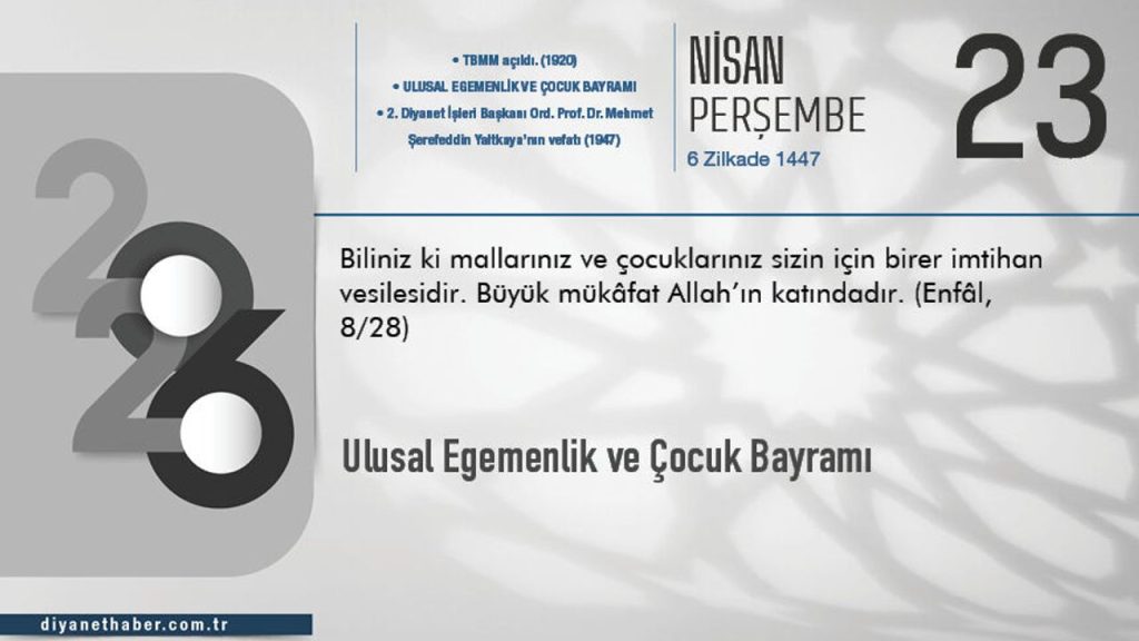 Ulusal Egemenlik ve Çocuk Bayramı