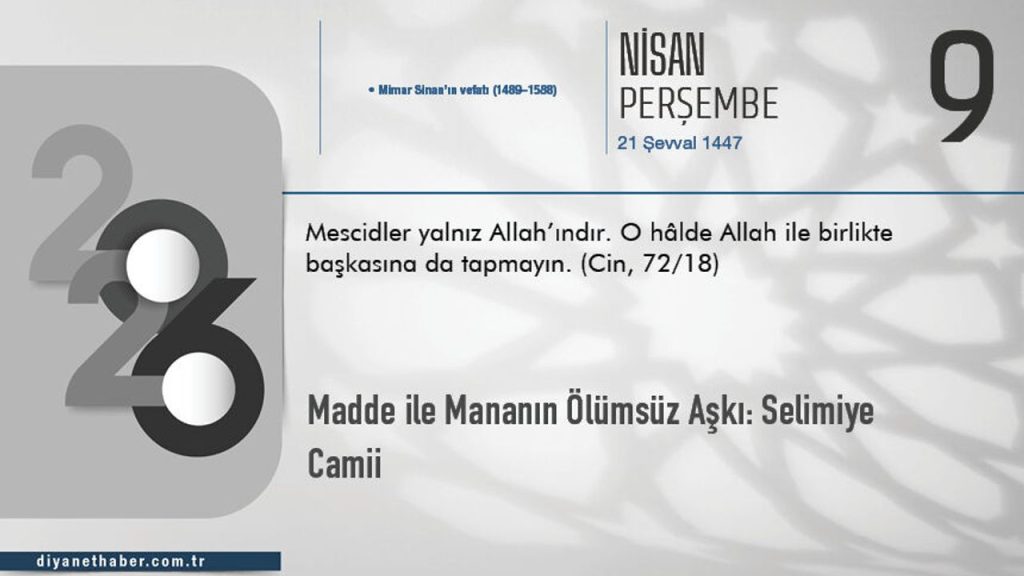 Madde ile Mananın Ölümsüz Aşkı: Selimiye Camii